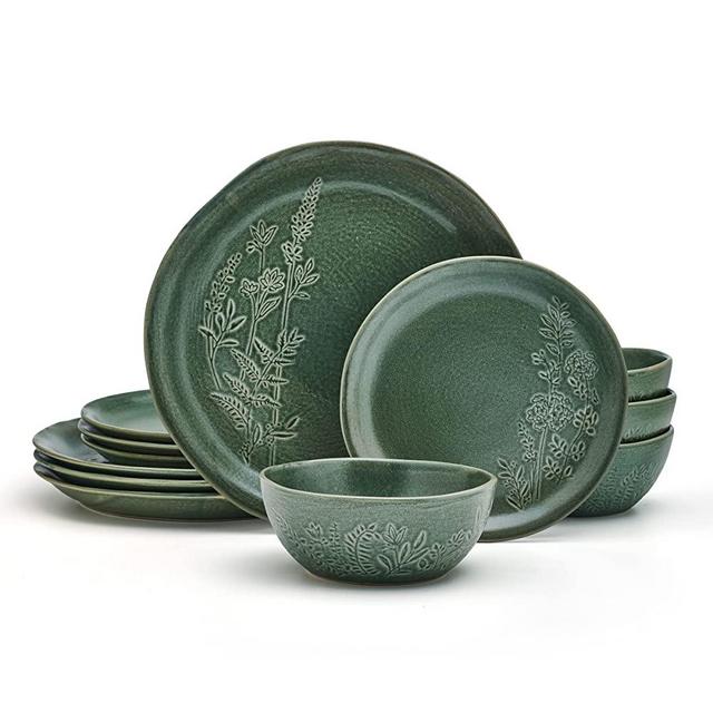 Pfaltzgraff Carrie 12 Piece Dinnerware Set, Service for 4