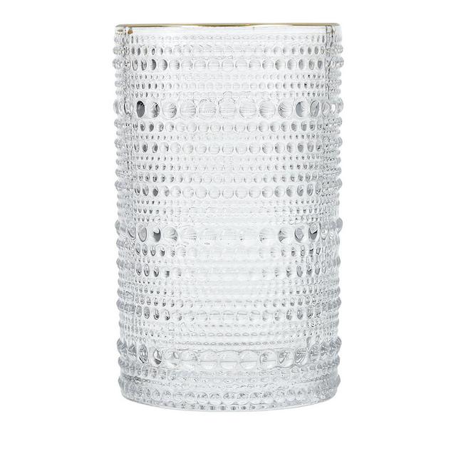 Schott Zwiesel Fortessa Jupiter Clear Gold Rim Ice Beverage Glass, Set of 6