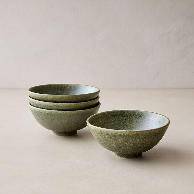 Aaron Probyn Kanto Cereal Bowl, Green, Set of 4