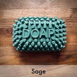 DOAP™, the Original Dough-Soap for bakers. 100% silicone. Cleans sticky dough from hands fast & easy — DOAP™