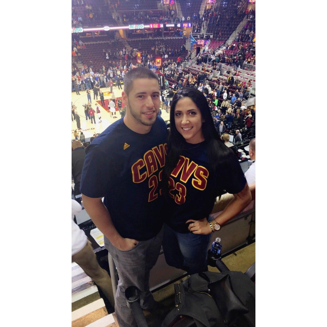 First time in Cleveland, Ohio to see Lebron James!!!