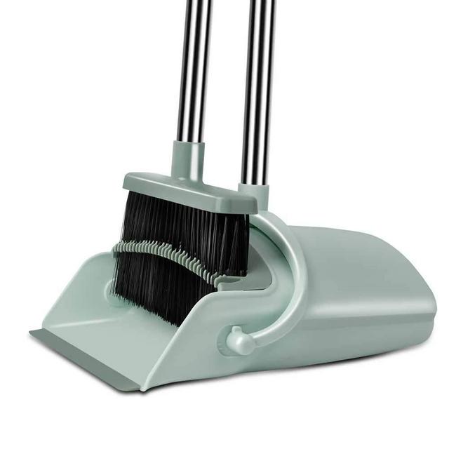 Dust Pan and Broom - Jade Green