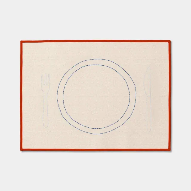 2pk Cotton Embroidered Placemat - Room Essentials™