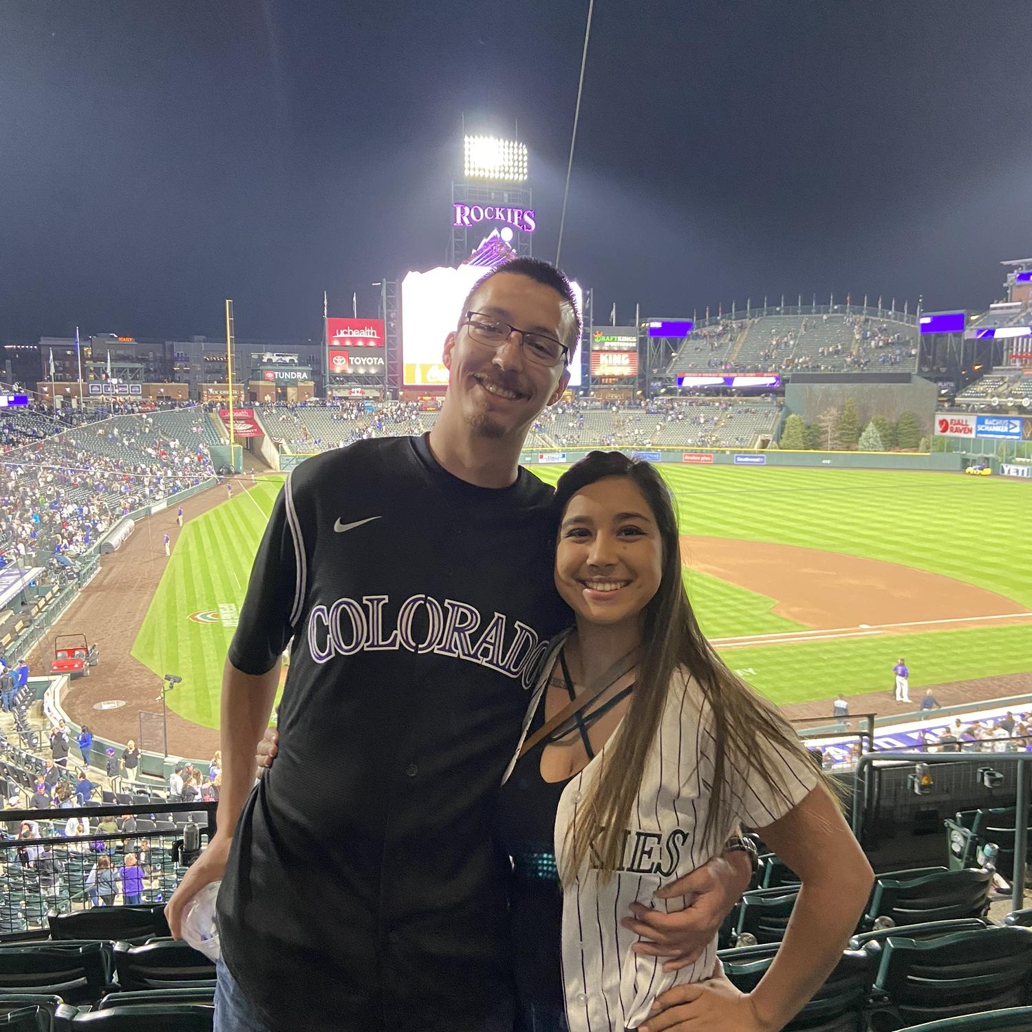 Rockies game one of many!