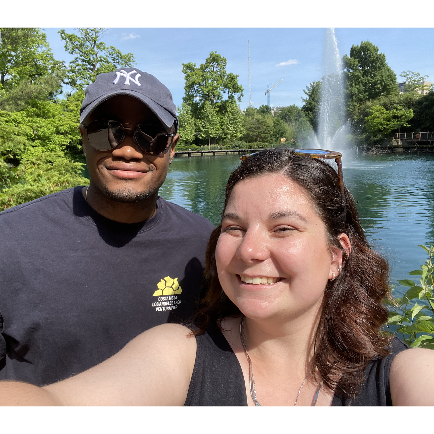 Visiting the Cincinnati Zoo.