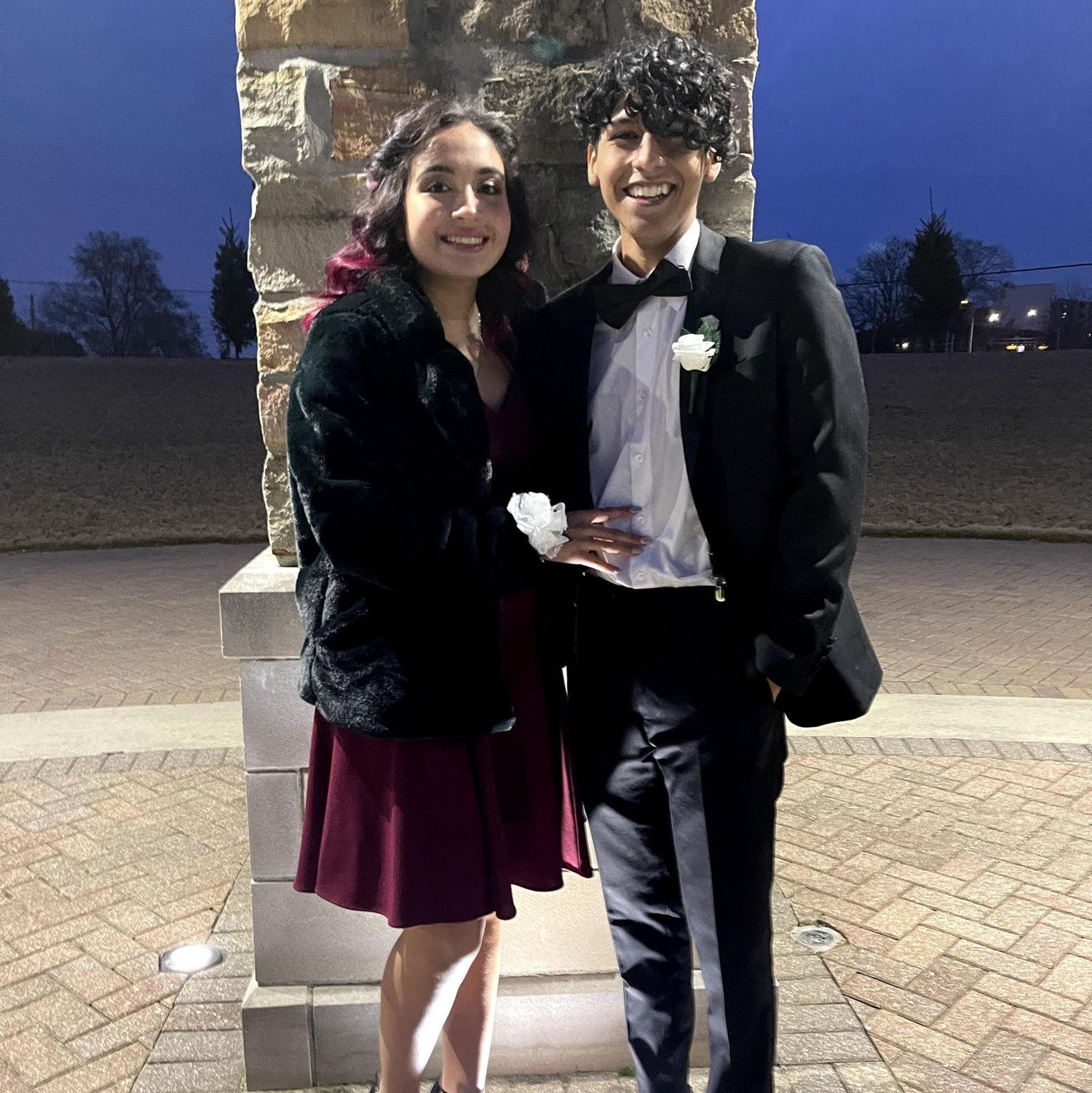 Us at our Freshman Winter Formal!