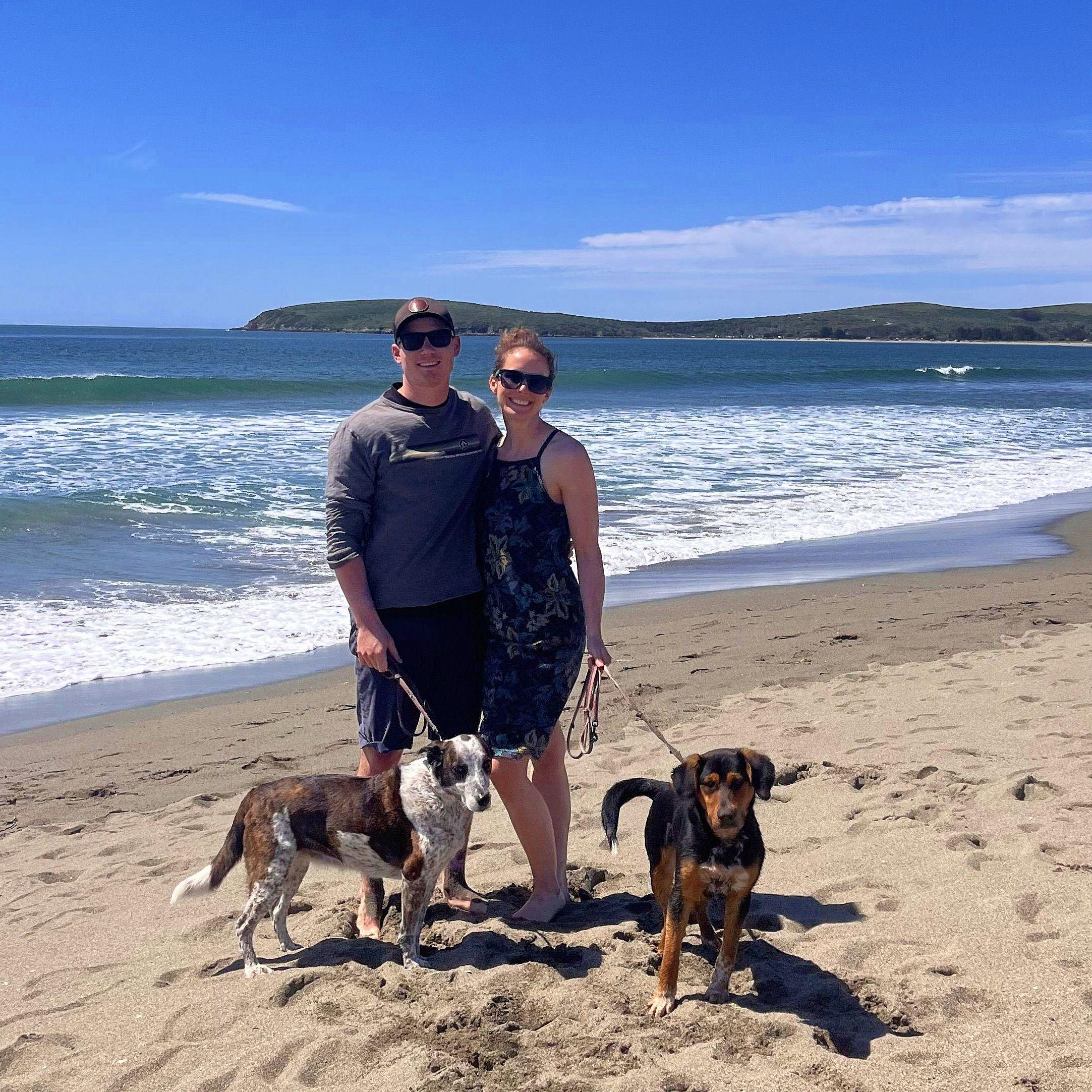First Beach trip with Dakota and Dax (Thanks Uncle Paul!)