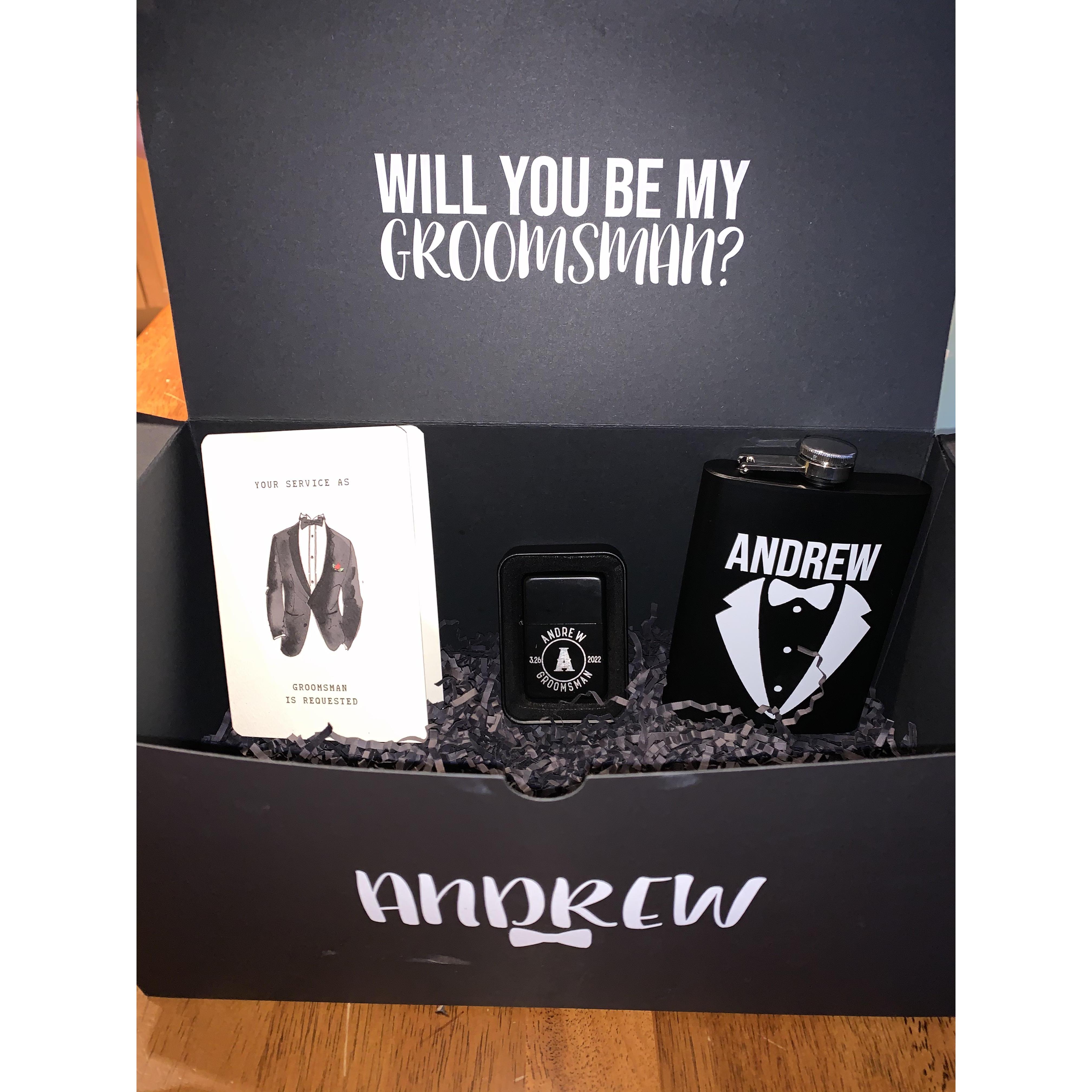 Groomsman Box!