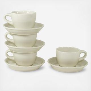 Cups & Saucer, Set of 4