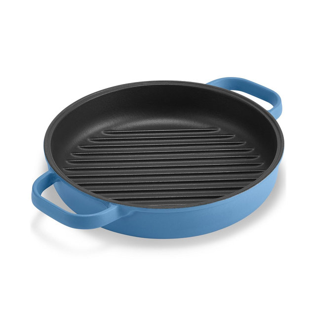 The Cellar Enameled Cast Iron 10.5" Grill Pan, Exclusively at Macy's