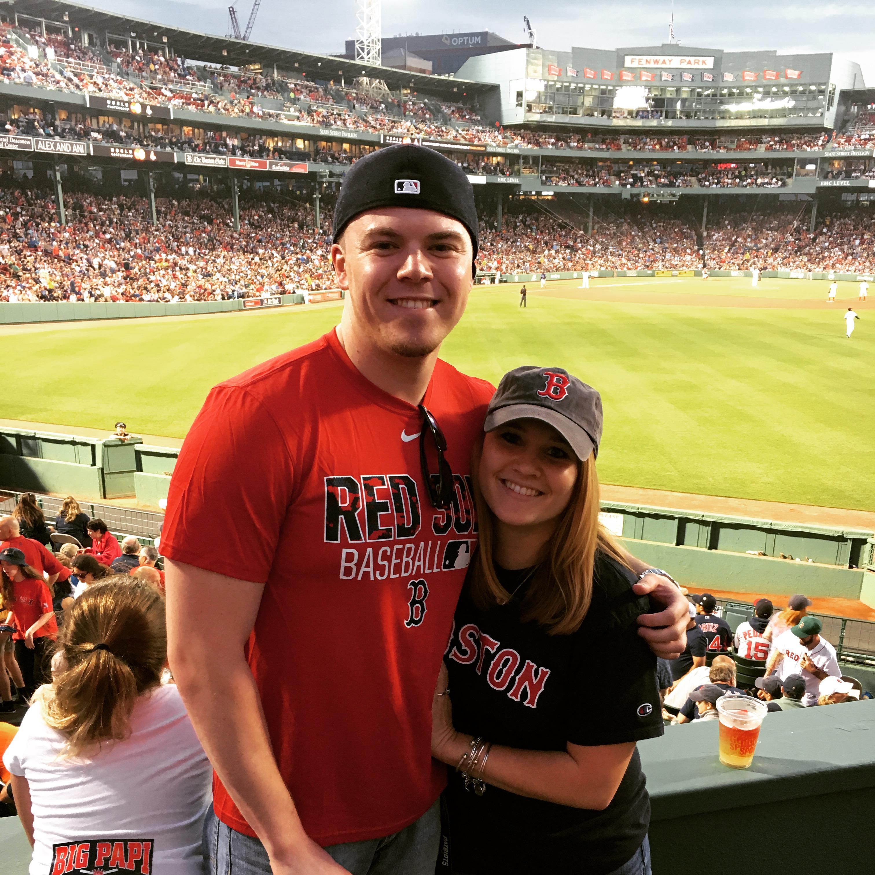 First Red Sox game together in 2016