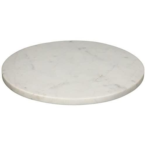 Creative Co-op DA6159 Marble Cheese/Cutting Board, Large, White
