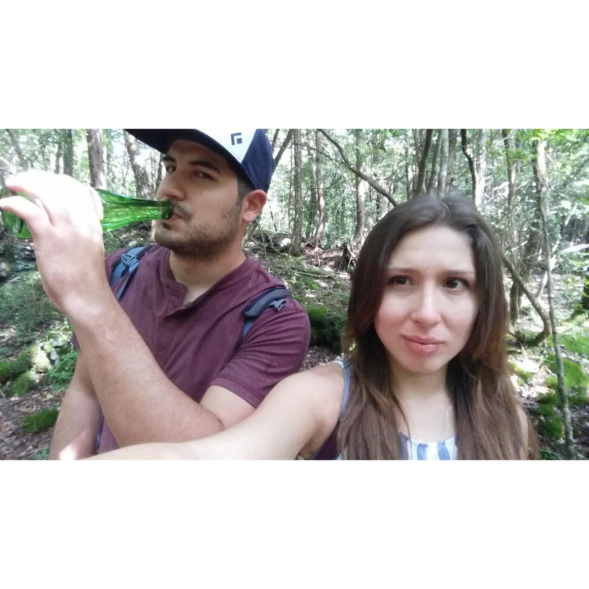 True love is when someone who is scared of spirits goes with me into the suicide forest. You must really love me haha