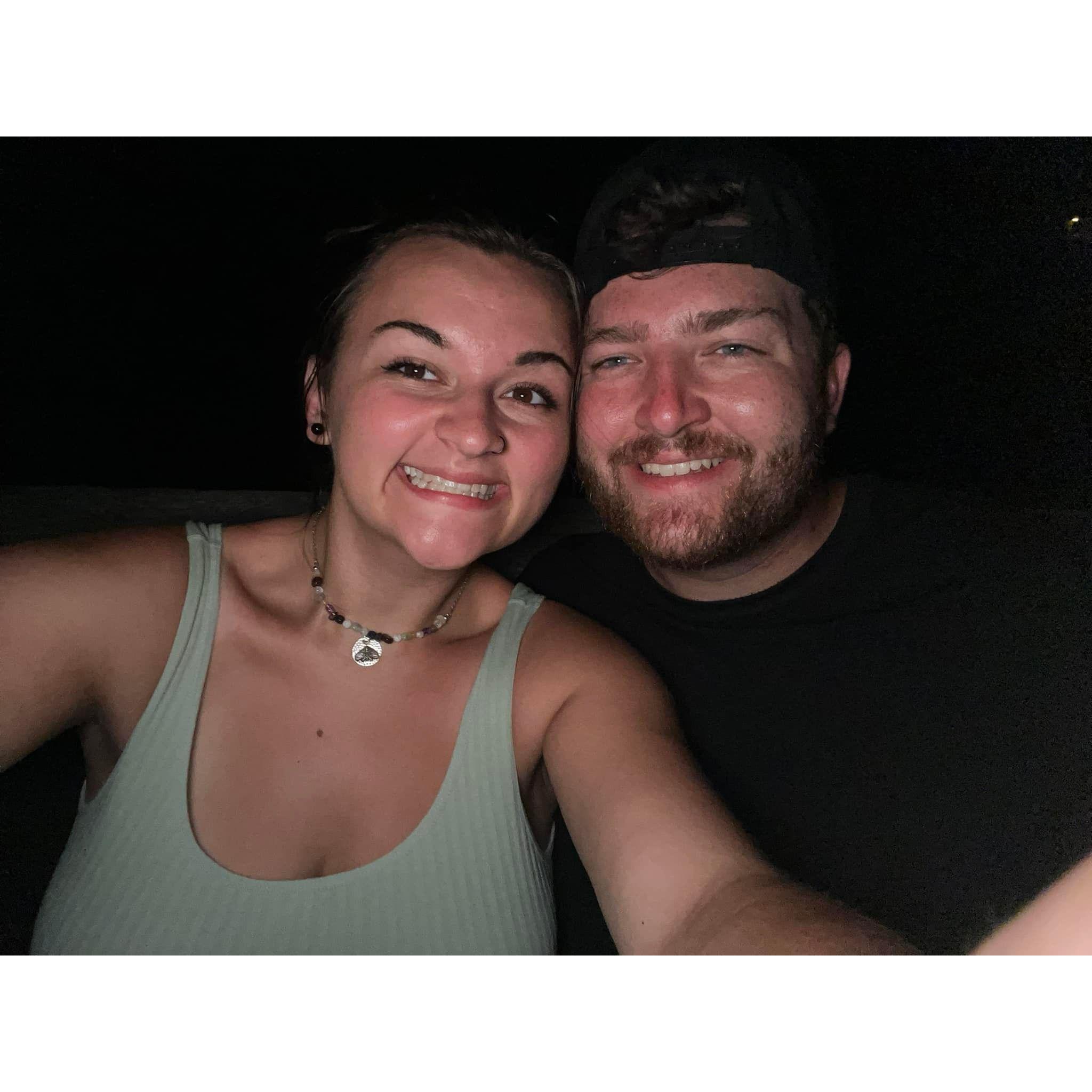 At the pier on Tybee Island