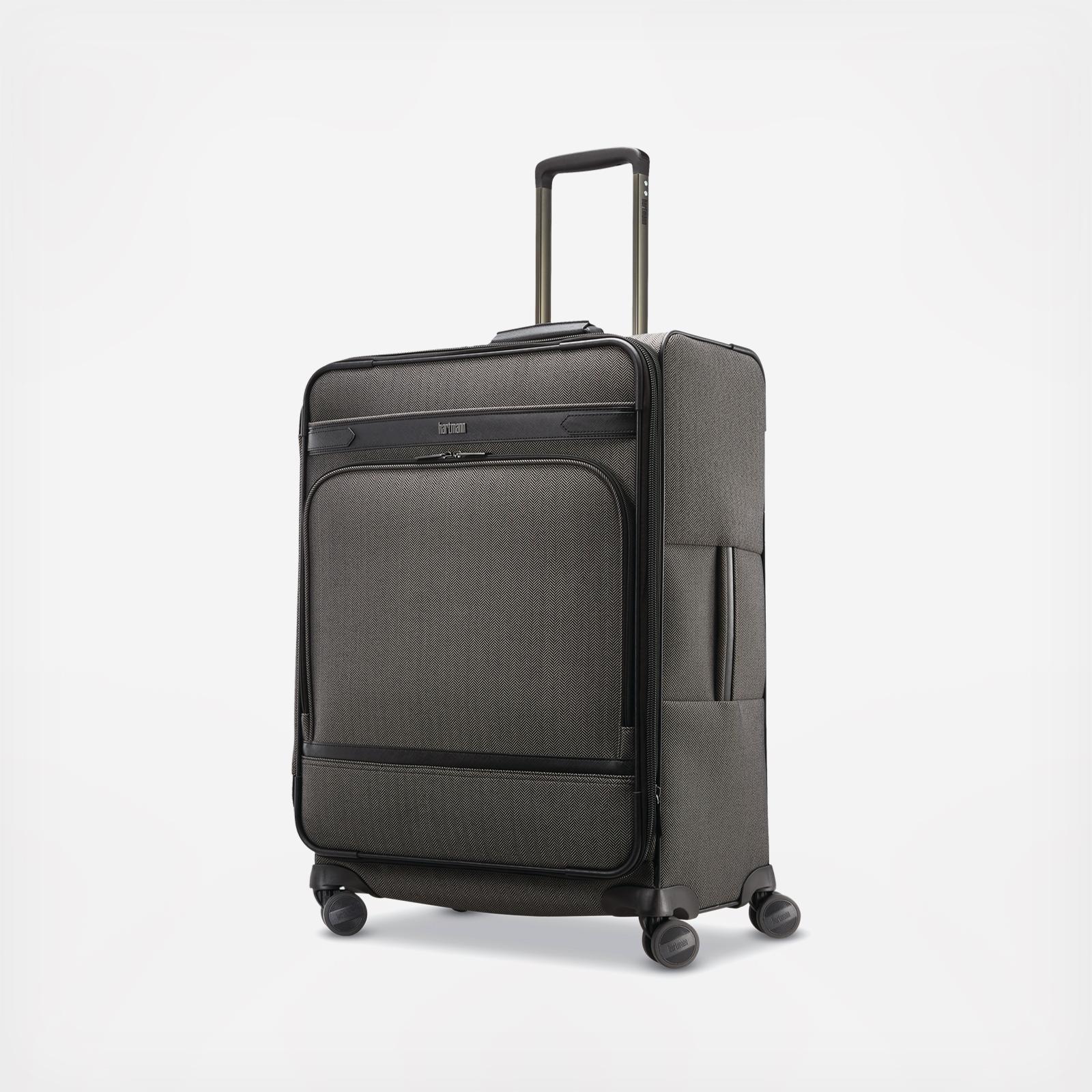 hartmann herringbone deluxe underseat carry on spinner