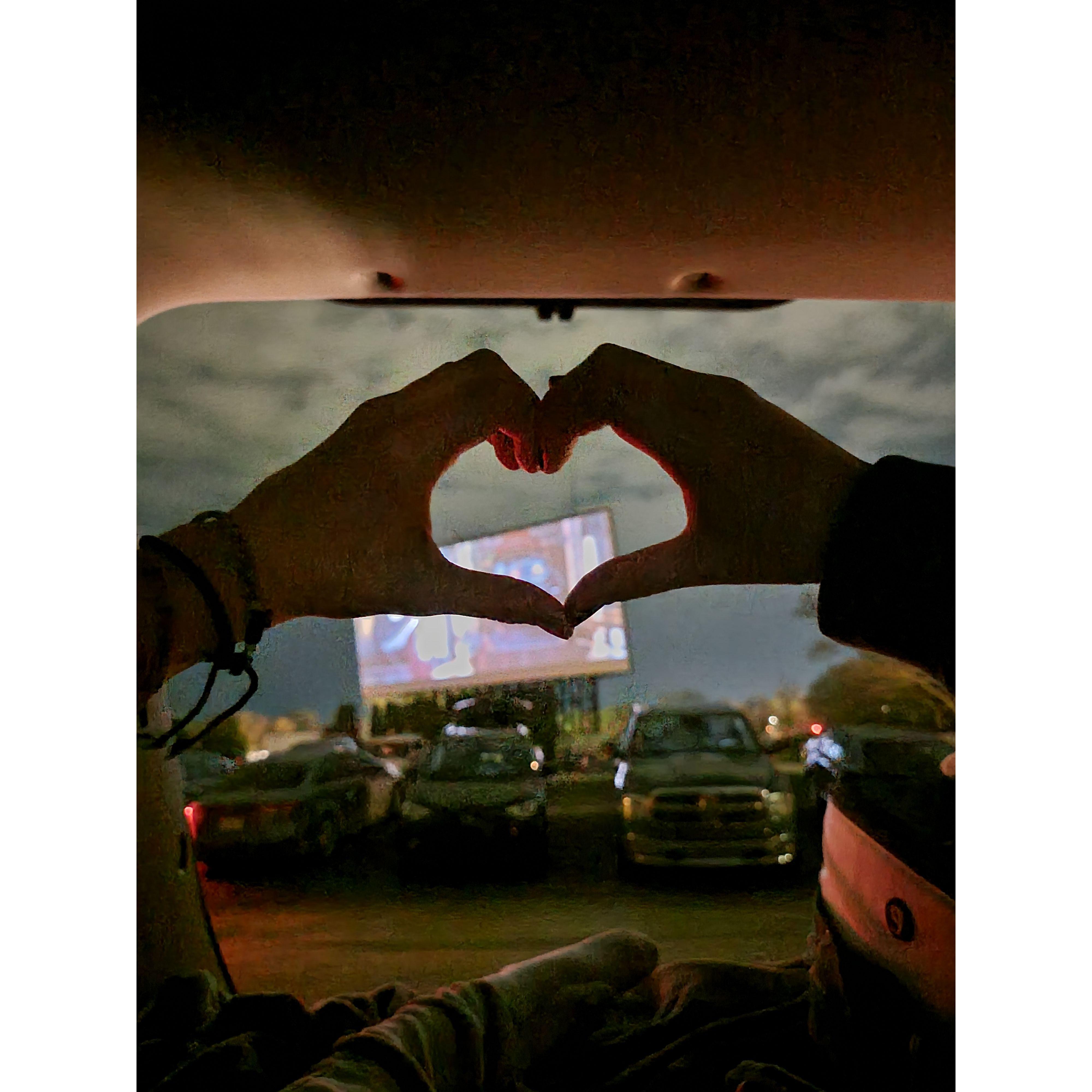 Taken on our 1-year anniversary, re-creating our third date