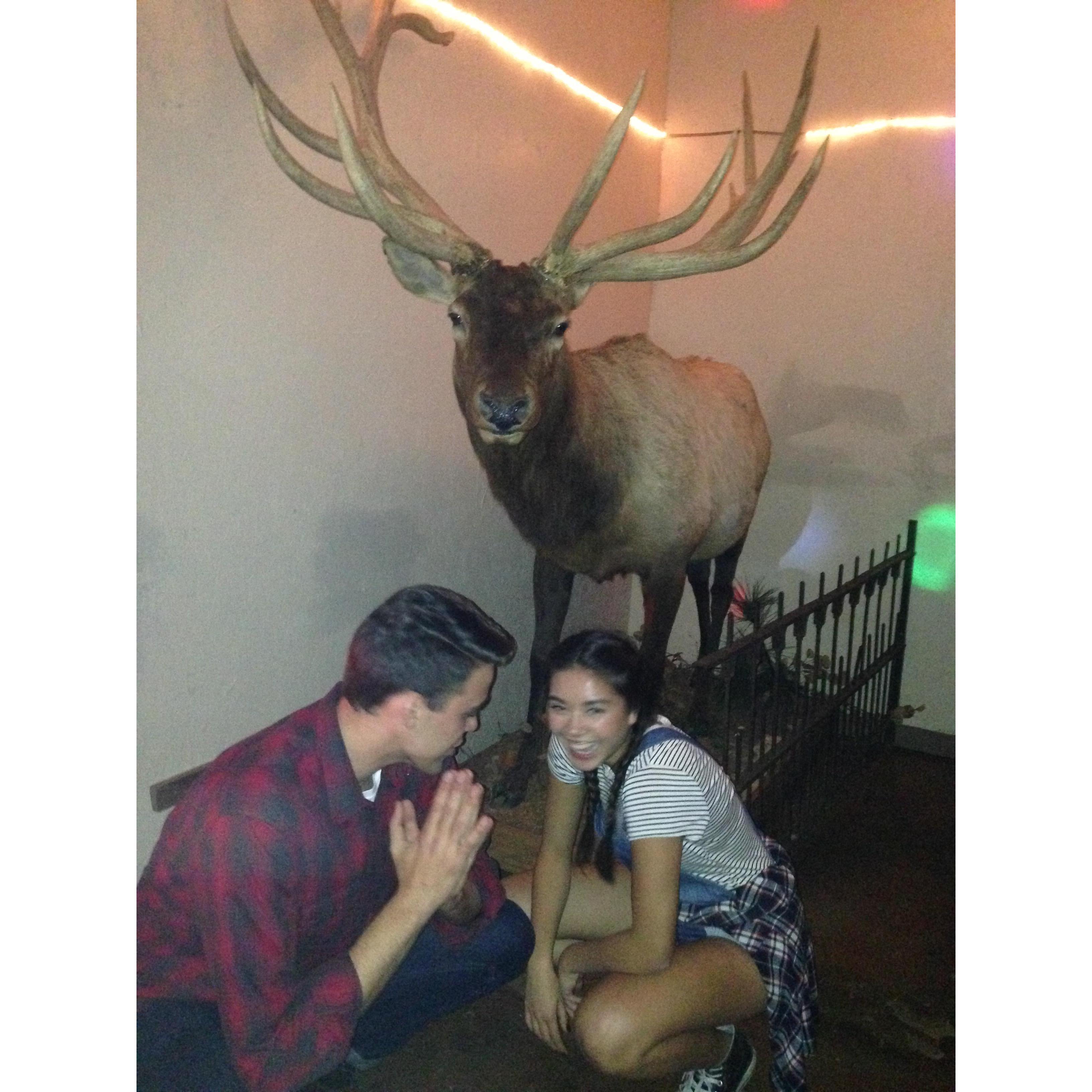 Our very first photo together! Tri Delta Barn Dance