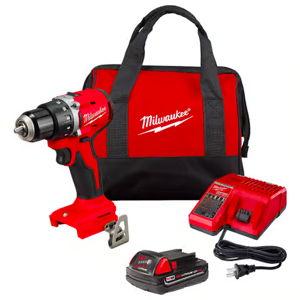 Milwaukee M18 - Brushless Cordless Drill/Driver Kit (Battery & Charger)