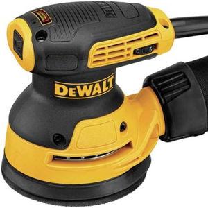 DEWALT Random Orbit Sander, Variable Speed, 5-Inch (DWE6423), Power Source Corded Electric