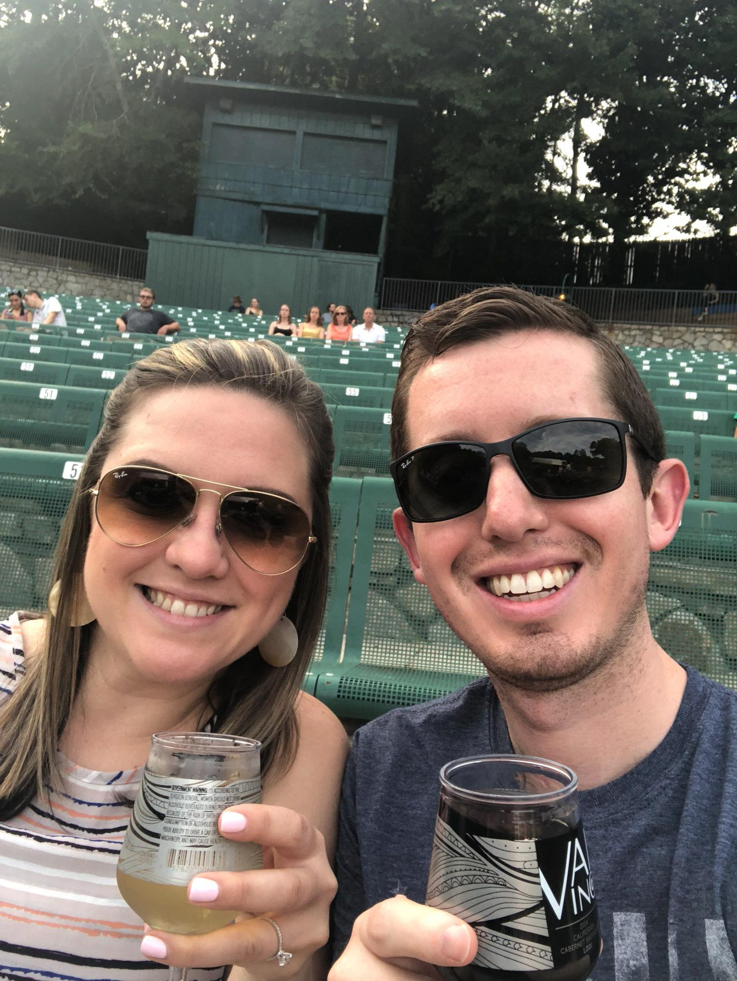 Going to concerts is something we’ve enjoyed doing together. Our favorite venue here is at Chastain Park in Atlanta.
