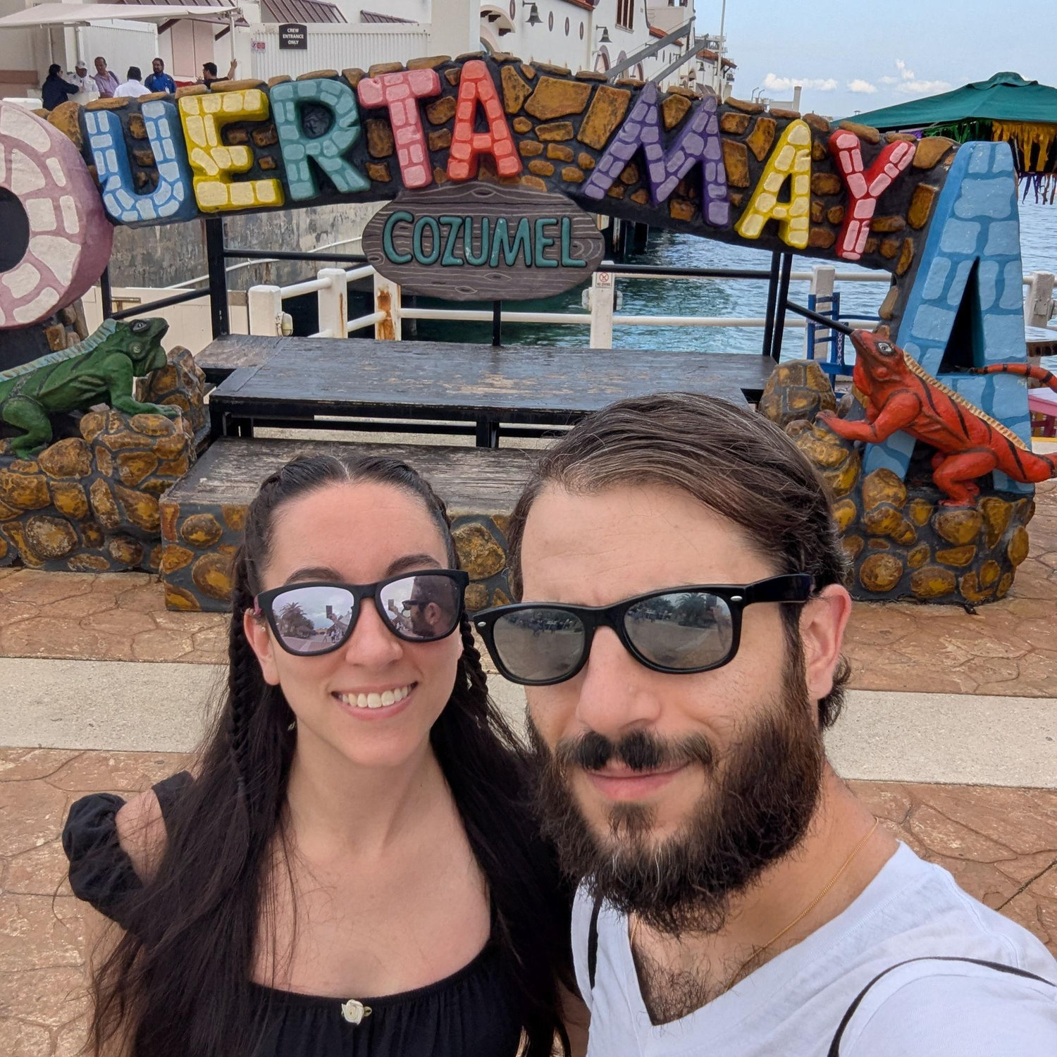 Our first cruise, to celebrate our engagement, anniversary, and Becca turning 30