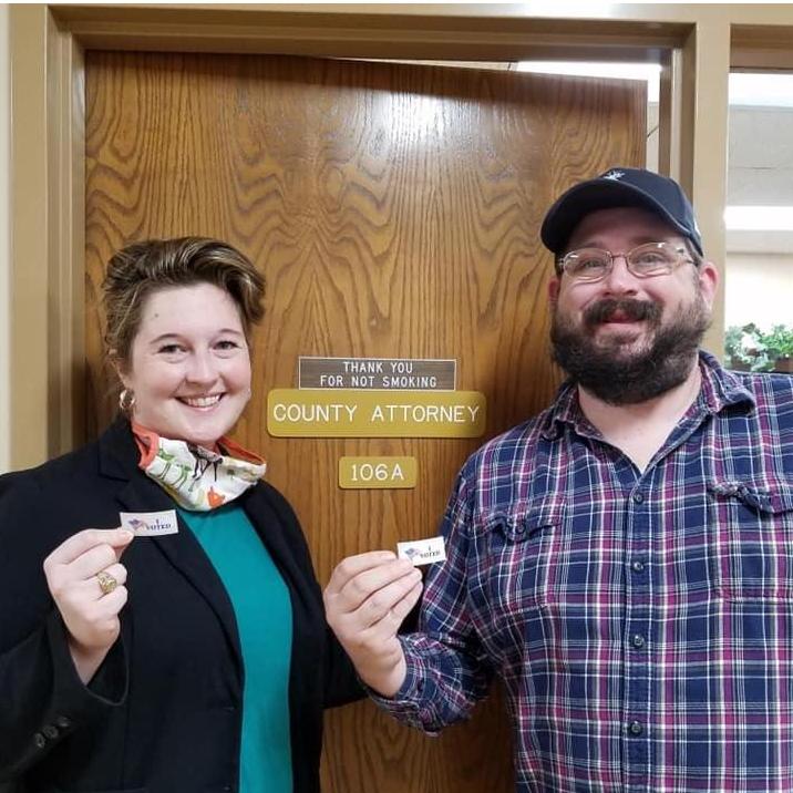We voted Morrow for County Attorney! #StandwithSam