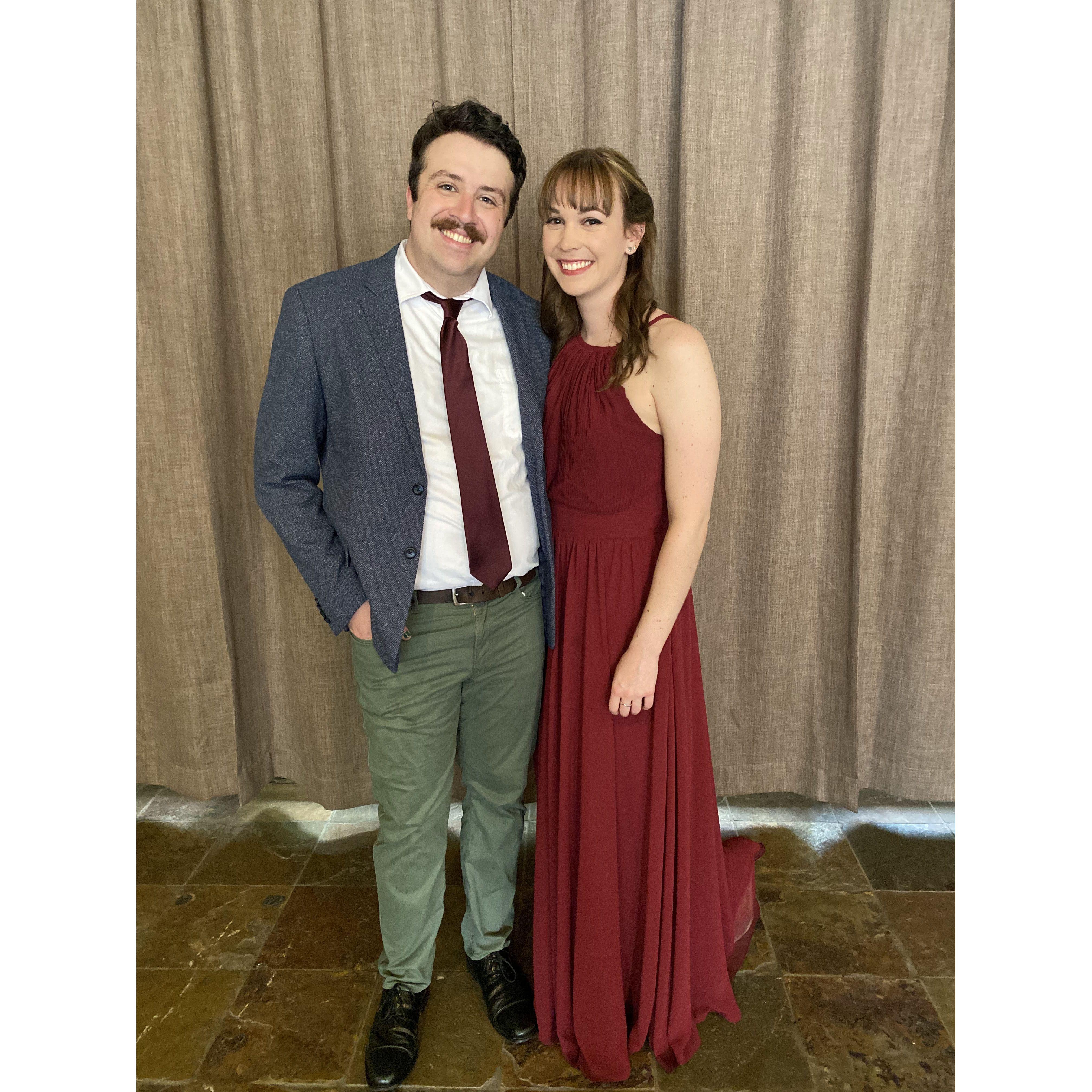 Mallory's brother's wedding, August 2021