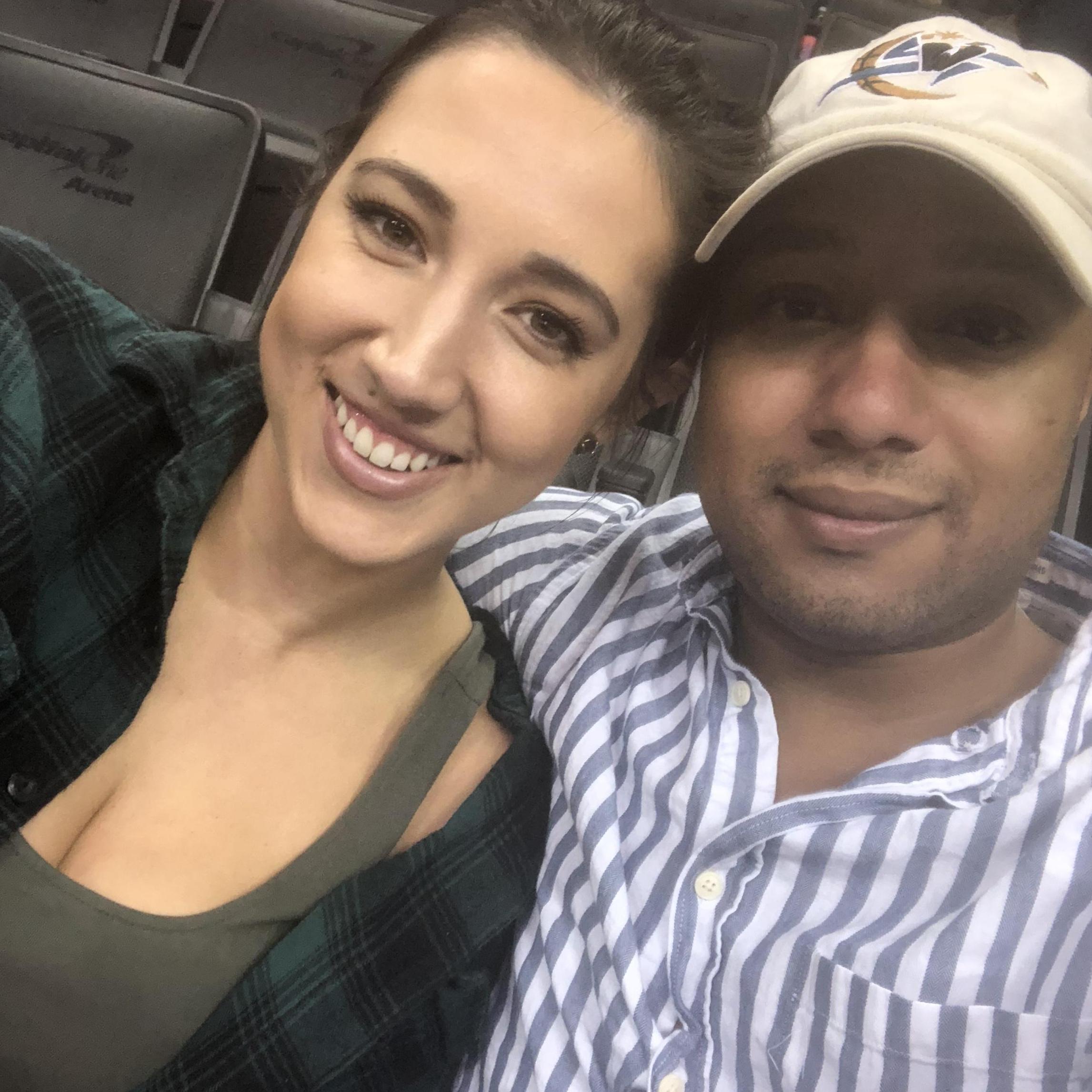 Her first Wizards game!