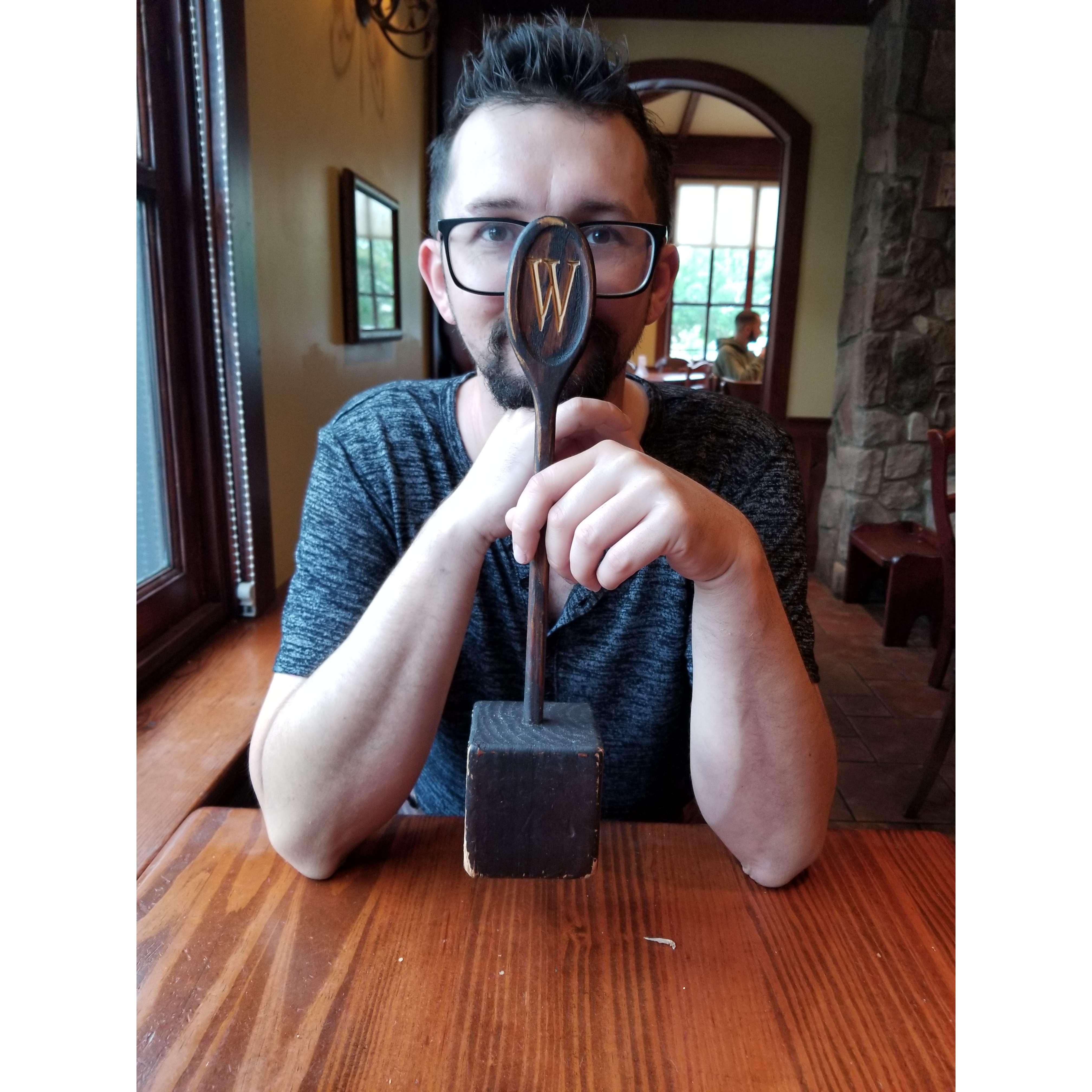 Getting artsy at La Madeline