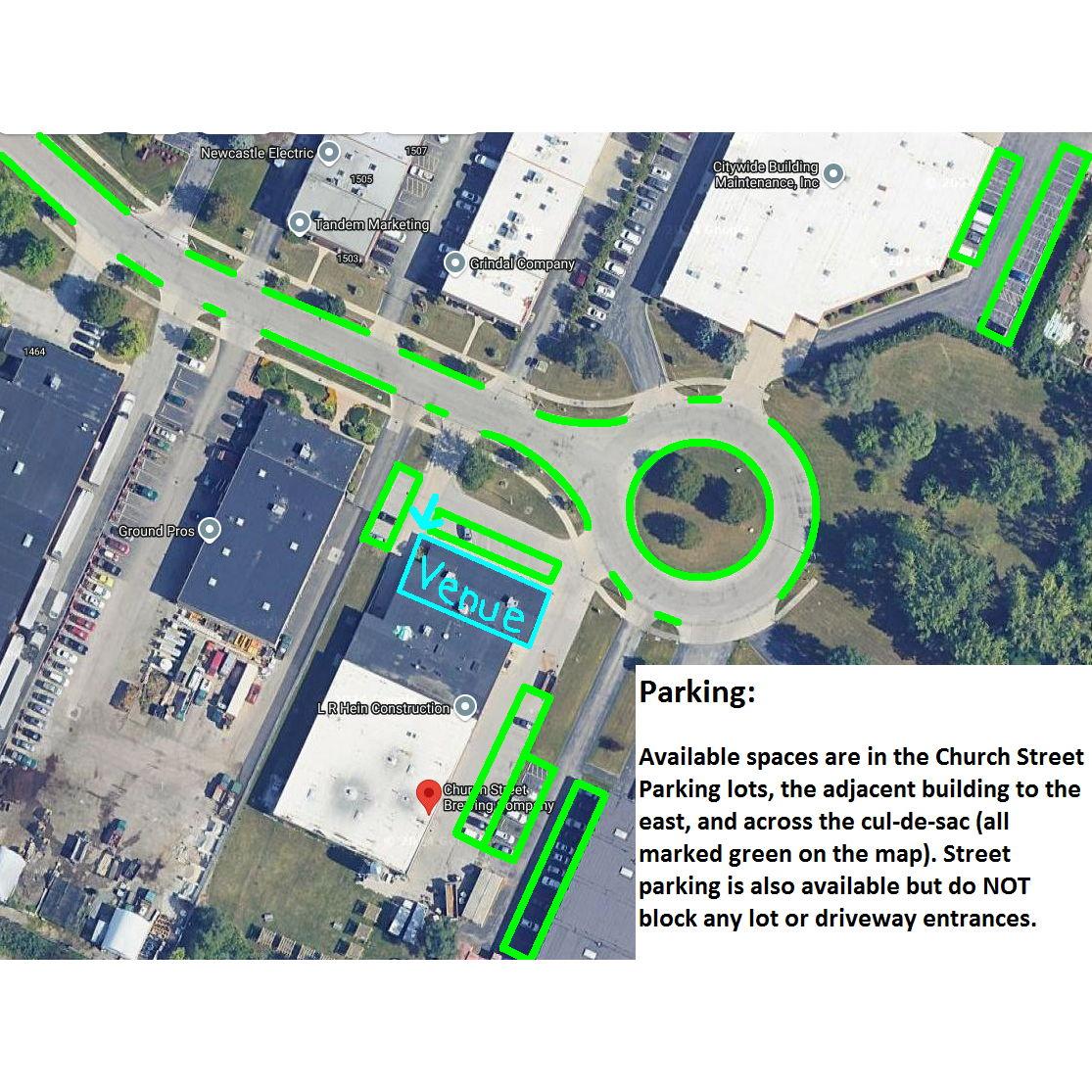 Parking for the Reception