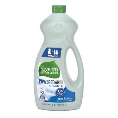 Seventh Generation Free & Clear Liquid Dish Soap - 50oz