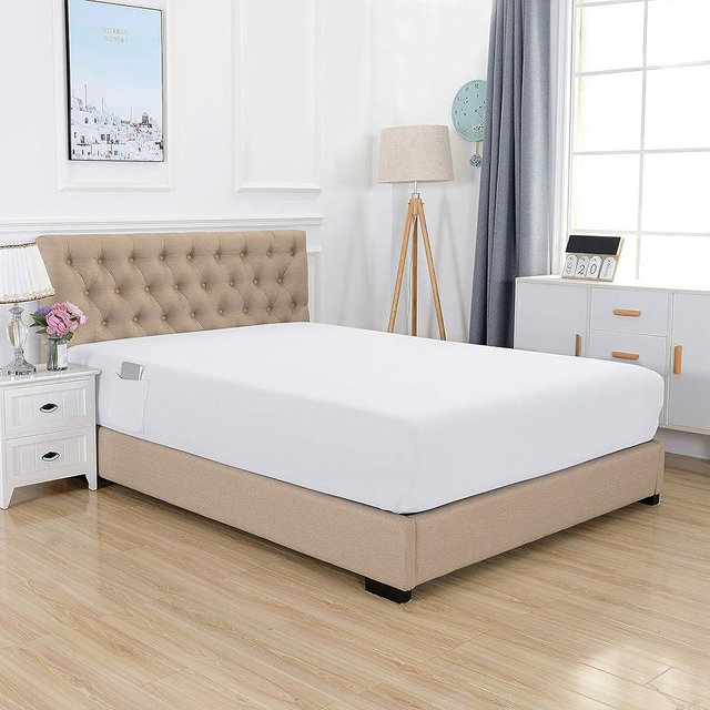 Elegant Comfort 1500 Premium Hotel Quality 18-24 Inches Deep - Extra Deep Pocket Single Fitted Sheet for High Mattress, Luxury and Softest, Smart Pocket - Wrinkle Free, King, White