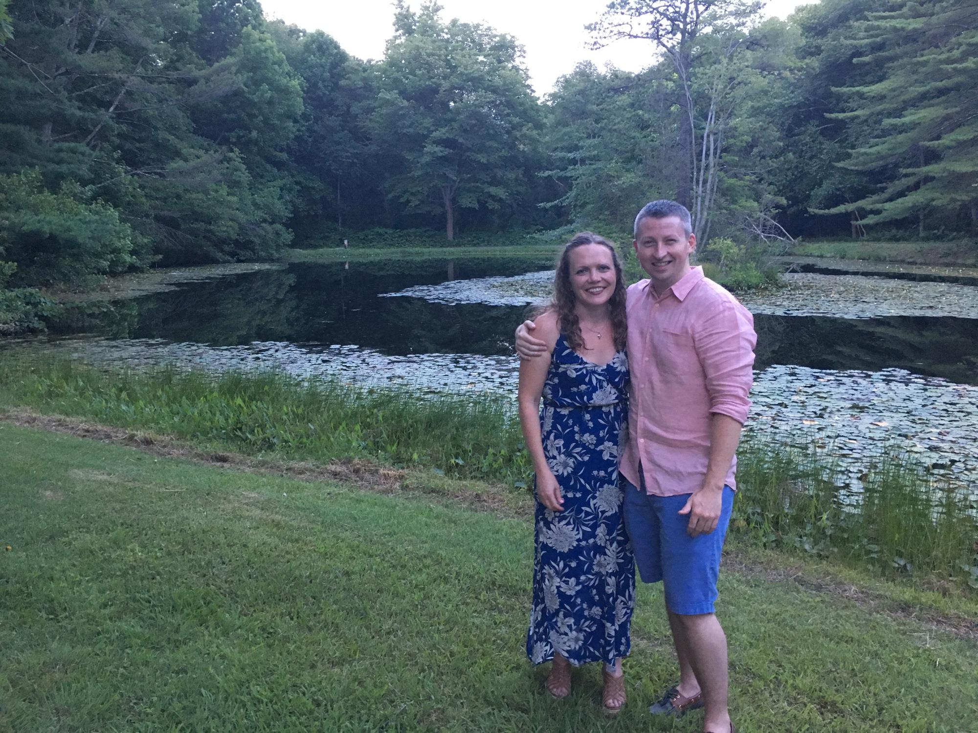 Our first picture at what would also become our venue - Pat's 30 Acres - in 2018!
