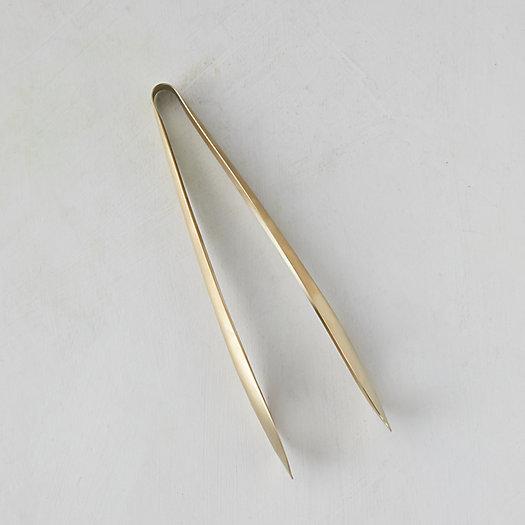 Matte Gold Serving Tongs