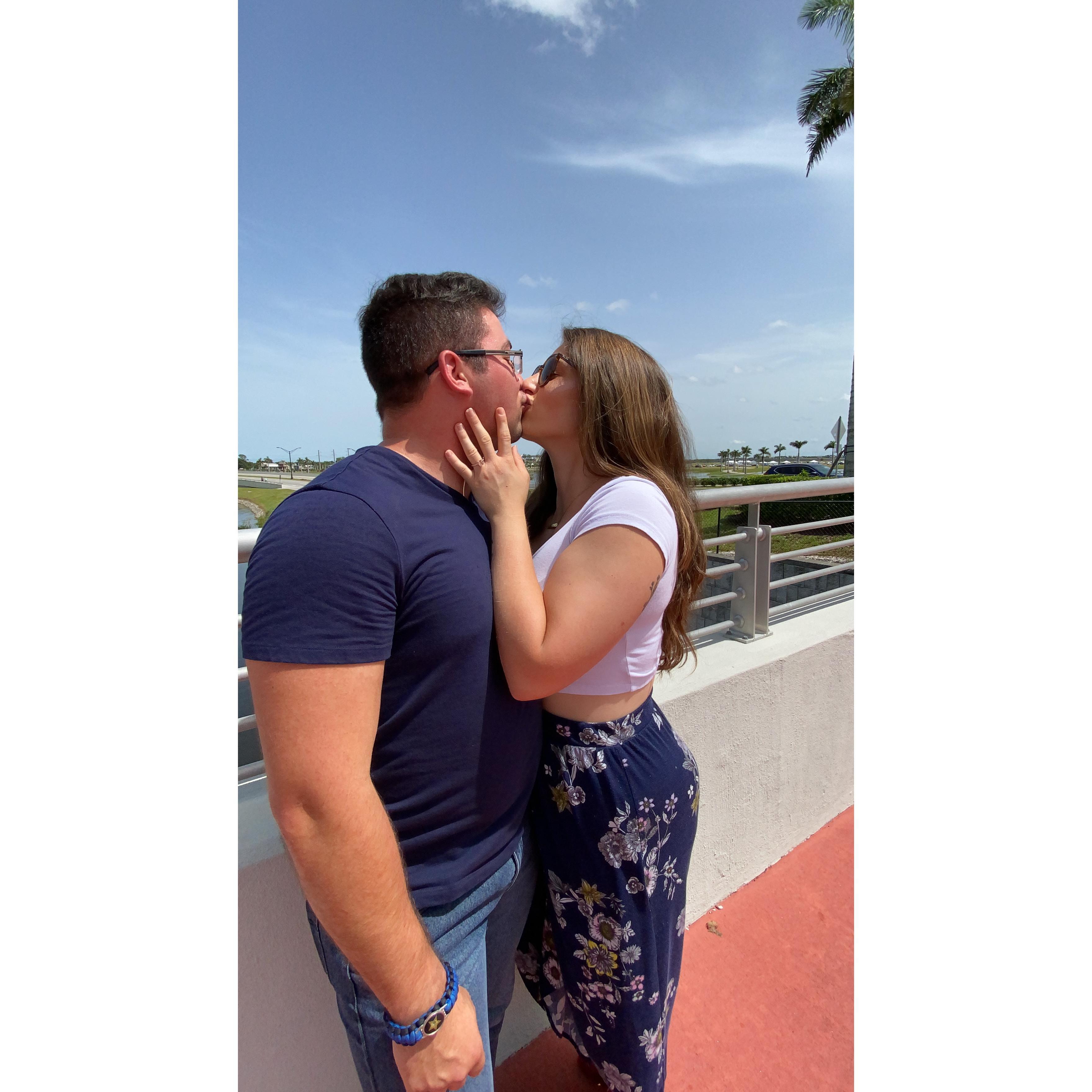 The moments after She Said Yes!