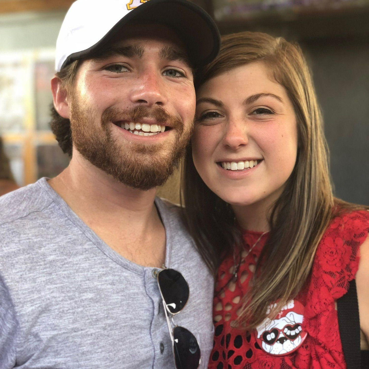 Cheering on the Dawgs, 2018.