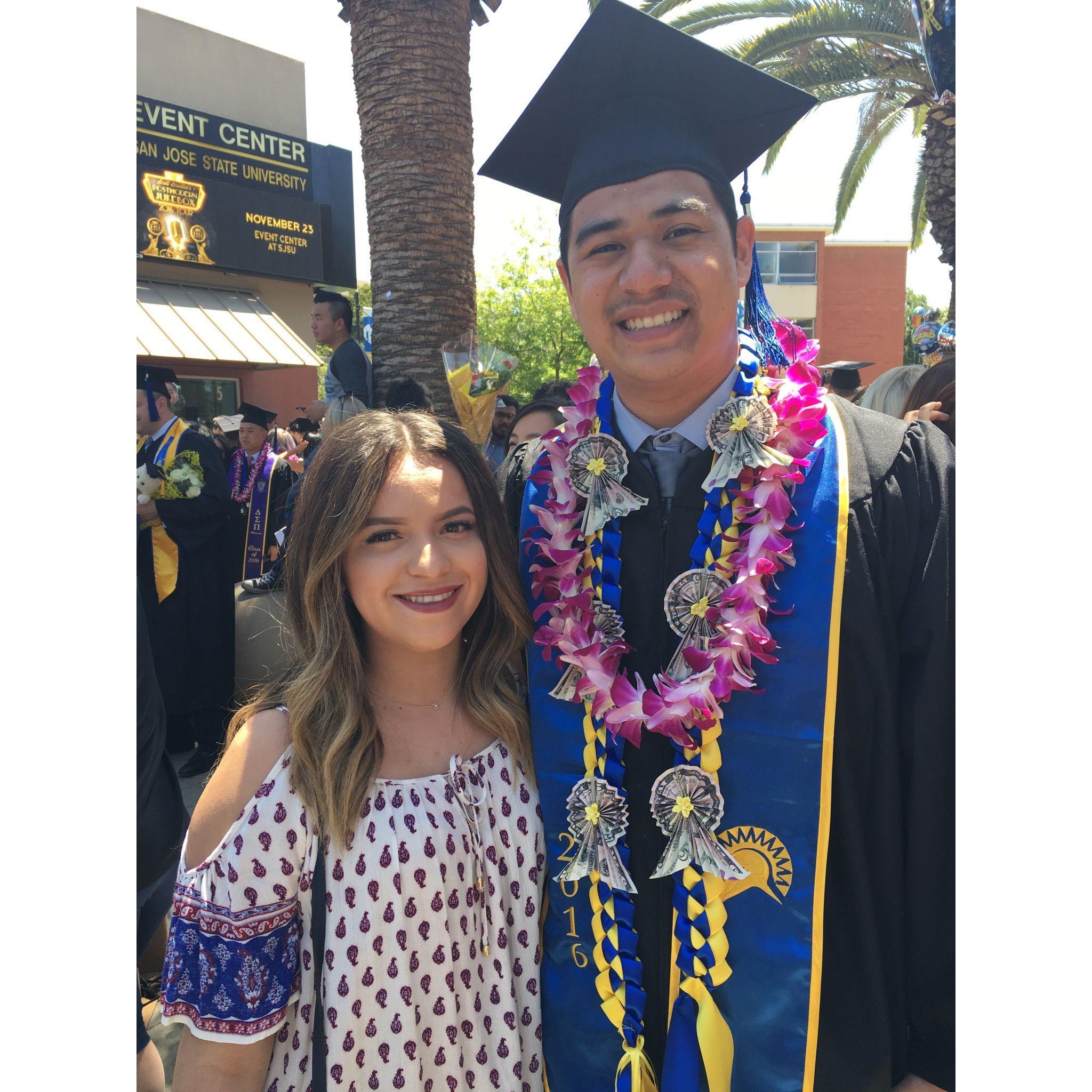 Adrian's college graduation