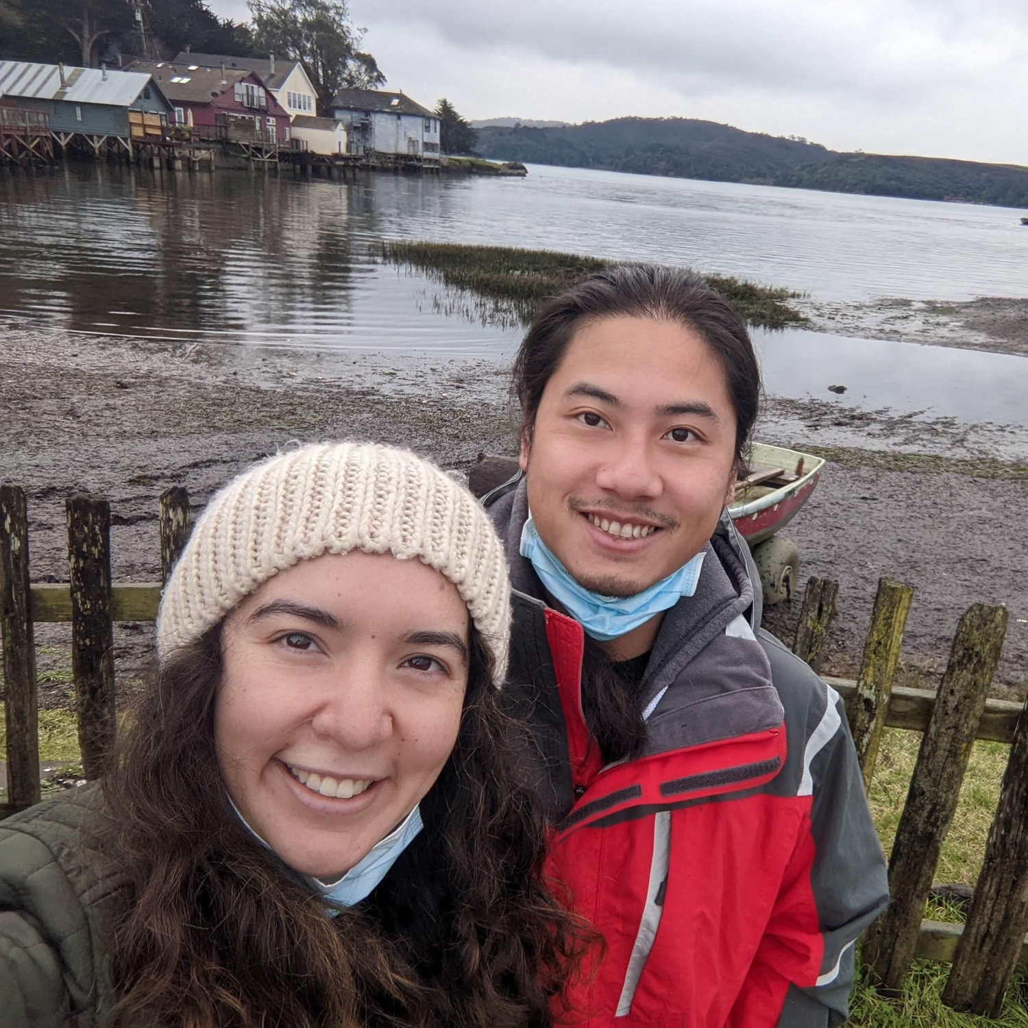 Enjoying an oyster tour at Hog Island Oyster farm!! (December 2021)