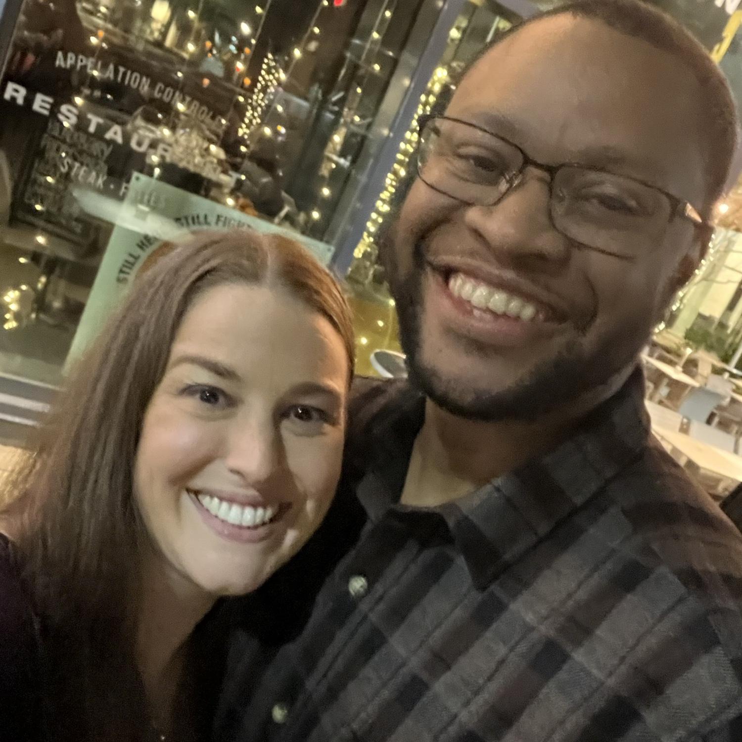 One of our first dates!! Medium Rare was the place to be.