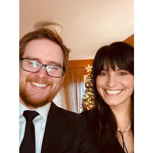Best man Matt and Emily in Toronto