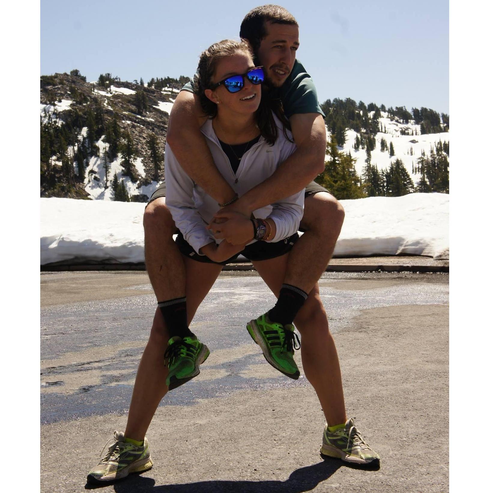 We take turns holding each other up :)