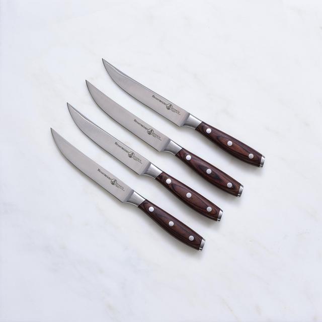Messermeister Avanta Pakkawood 4 Piece Fine Edge Steak Knife Set