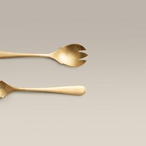 Serving Fork & Spoon