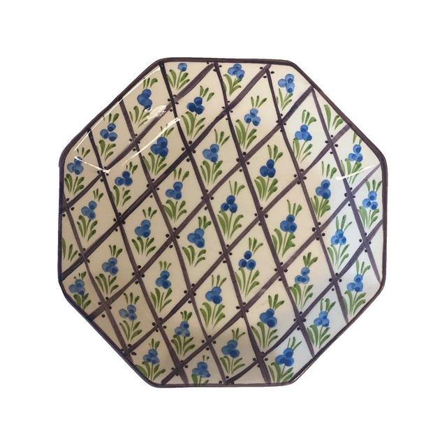 Chita Beringela Trellis Dessert Plate