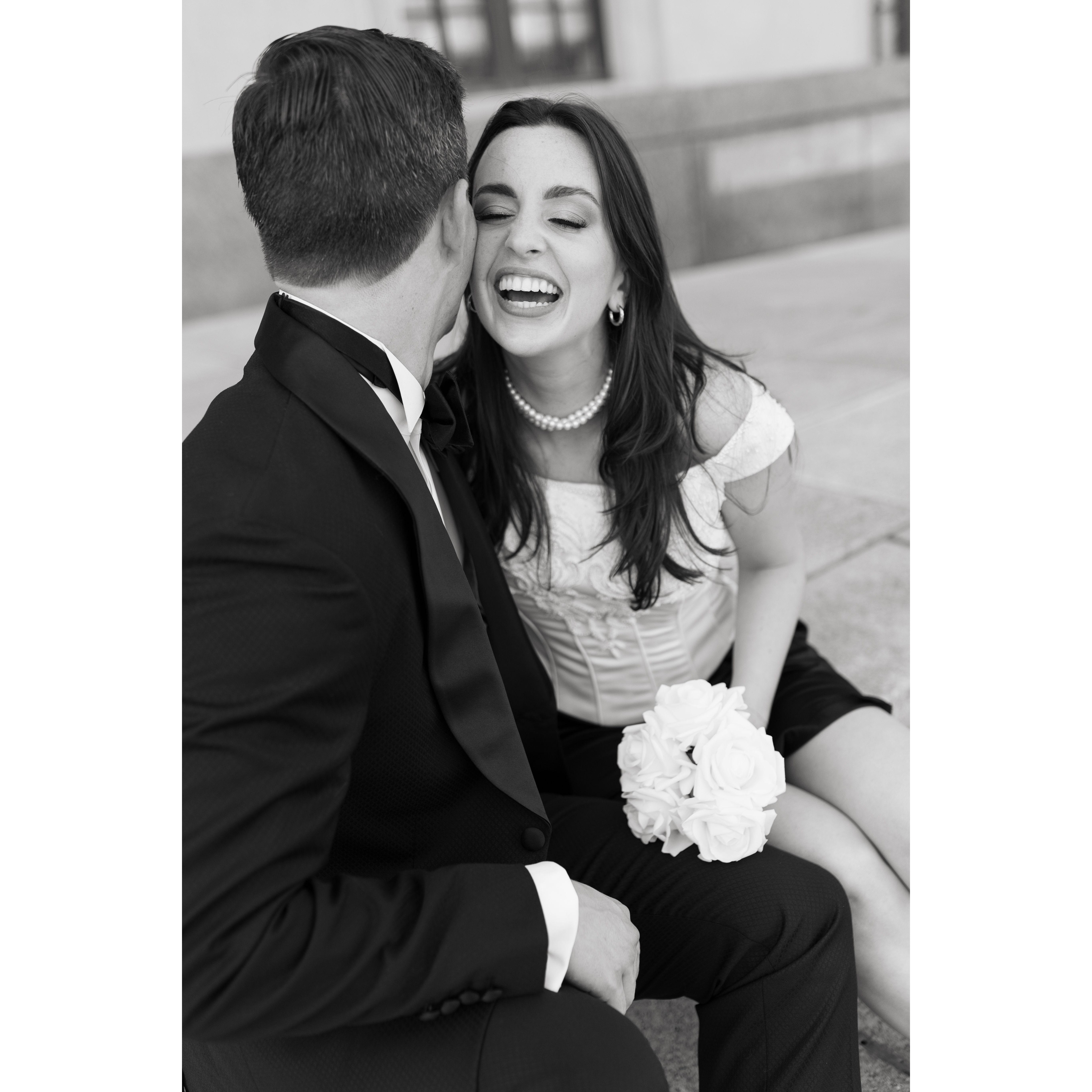 In August, the day before Amanda's birthday, we decided to elope! See you in November for Round 2 ;)