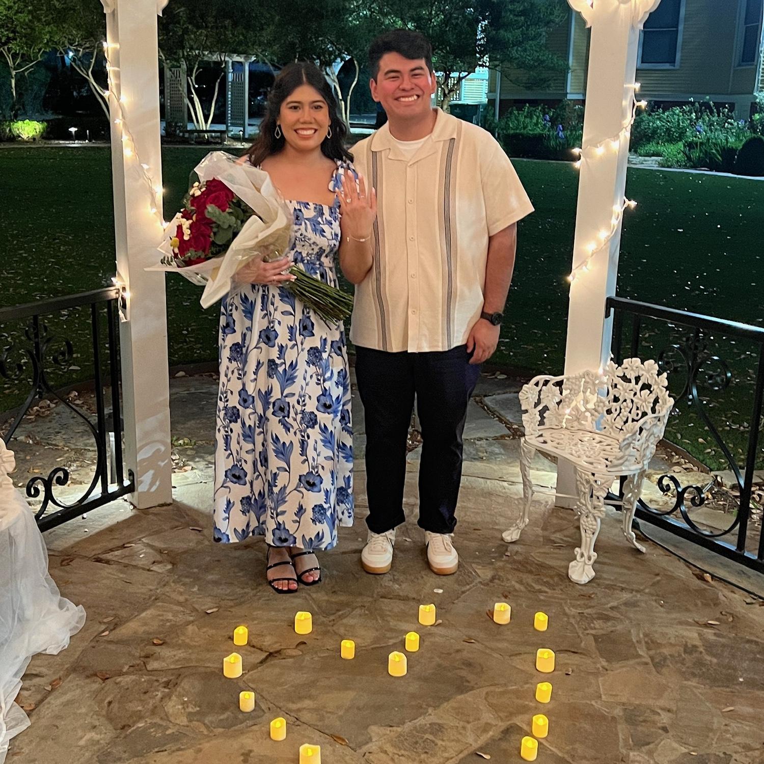 The day we got engaged! 🤍