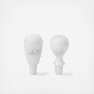 Mr. & Mrs. Muse Bottle Stopper Set