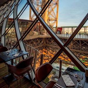 Dinner Overlooking Paris from the Eiffel Tower