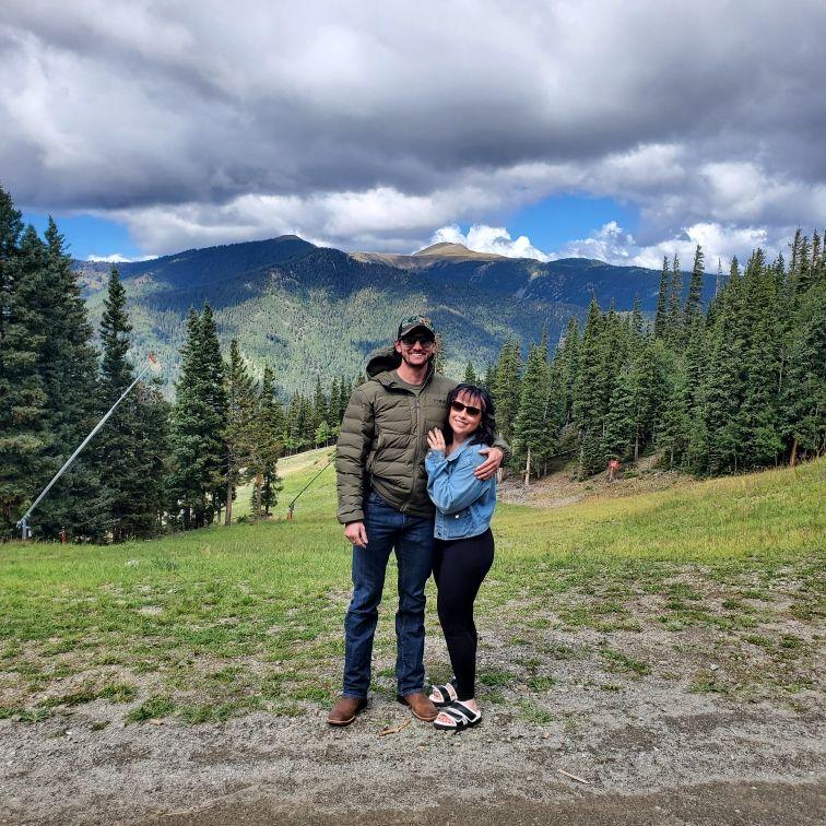On the Taos ski hill