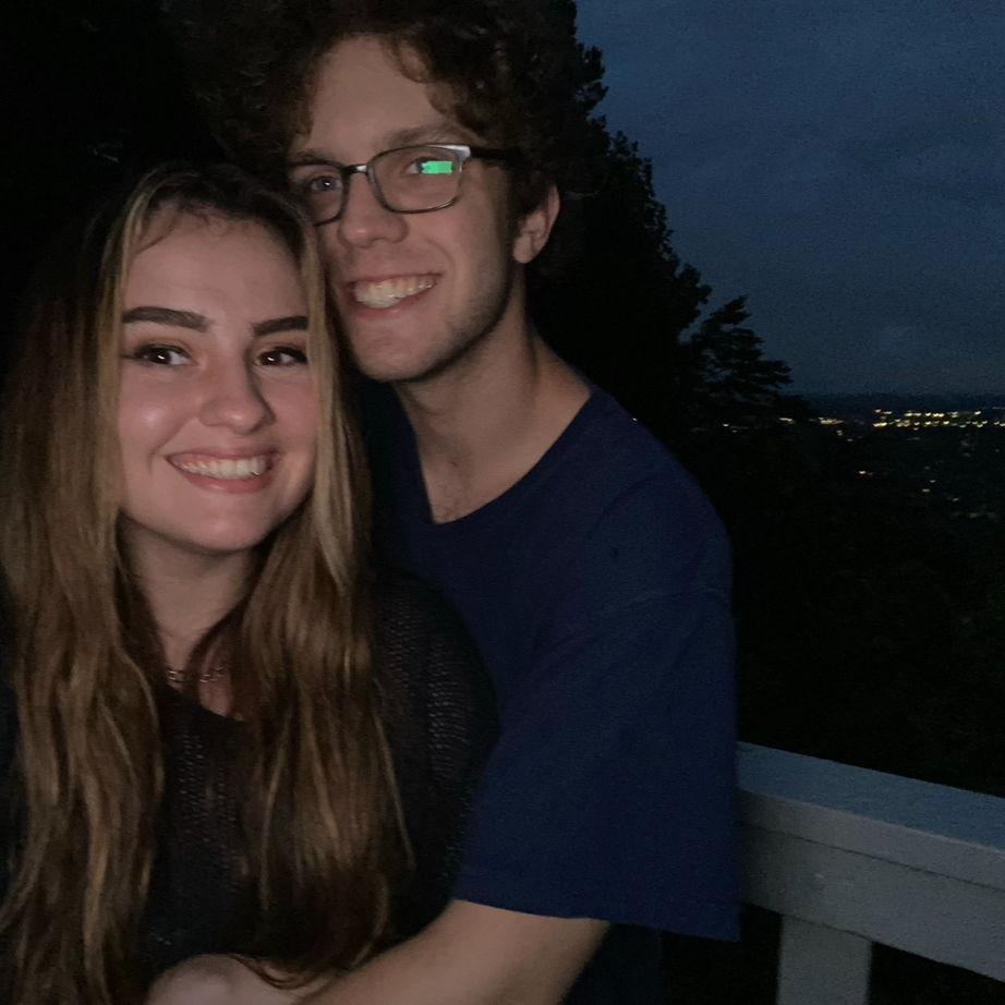 Makenzie's first trip to visit Luke in Knoxville. Taken at their future engagement spot!